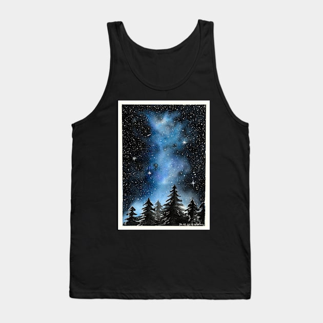 Blue sky Tank Top by DrawingsInBloom